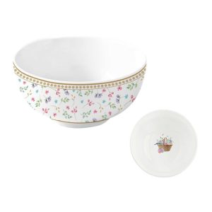R2S.1190SPBL Porcelántálka 12cm, Spring Bloom