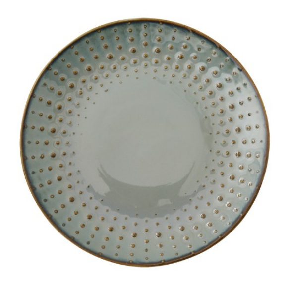 R2S.2763DROC Porcelán desszerttányér 16cm,Drops Celadon