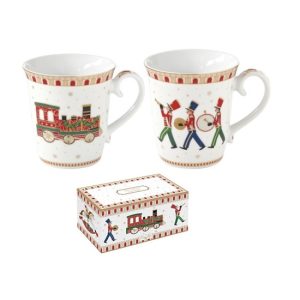 R2S.1102EXPR Porcelán bögreszett 275ml, 2db-os dobozban, Polar Express