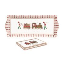   R2S.1109EXPR Porcelántálca 35x15cm, dobozban, Polar Express