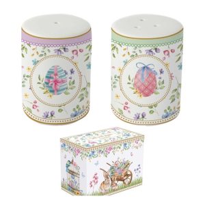 R2S.2099SPBL Porcelán só-borsszóró szett, 7cm, dobozban,Spring Bloom