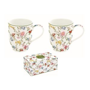 R2S.923GADR Porcelán bögreszett 2db-os, 350ml, dobozban, Garden Dreams