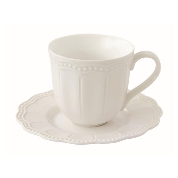 R2S.2885ELIW Porcelán teáscsésze+alj, 250ml, Elite white