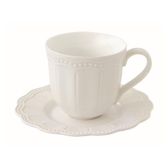 R2S.2886ELIW Porcelán eszpresszócsésze+alj 110ml, Elite white