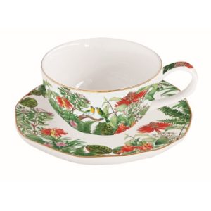 R2S.1589EXCA Porcelán teáscsésze+alj 250ml, Exotica