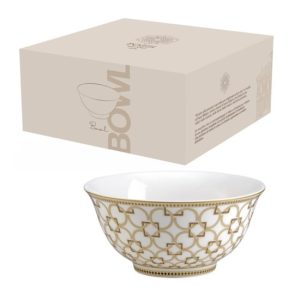 P.M.PM0130DECO Porcelántál 15cm, dobozban, Déco