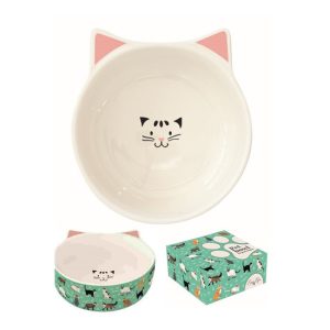 R2S.2972CATF Porcelán cicatálka 14,5cm, dobozban, Pet Lovers, Cats Family