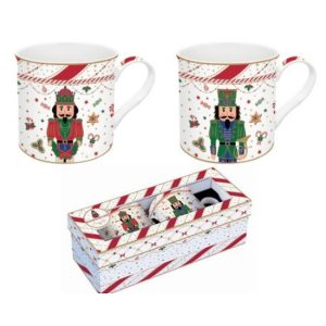 R2S.178NTWI Porcelán bögreszett 2db-os, 300ml, dobozban, Nutcracker Twist