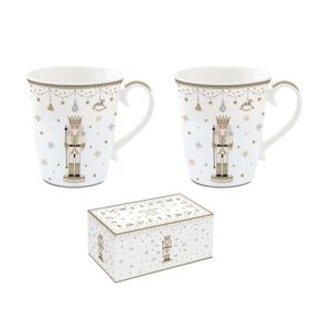 R2S.1102RNUT Porcelán bögreszett 275ml, 2db-os dobozban, Royal Nutcracker