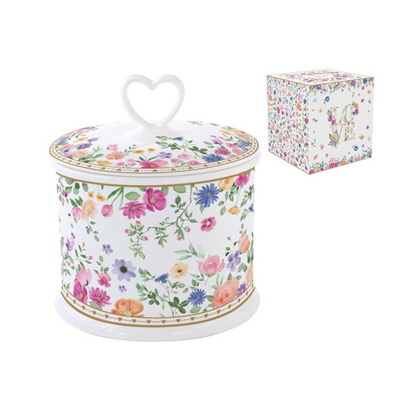 R2S.3109MAMO Porcelán konyhai tároló 14x16cm, dobozban, Mon Amour