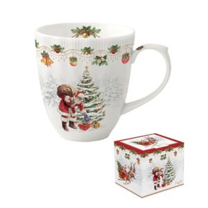 R2S.2780NOCH Porcelánbögre 370ml, dobozban, Nostalgic Christmas