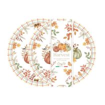   R2S.575HARV Műanyag tányéralátét kerek, 2db-os szett, 34,5cm, Harvest