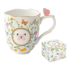 R2S.3123DANB Porcelánbögre 350ml dobozban,Dancing Butterflies