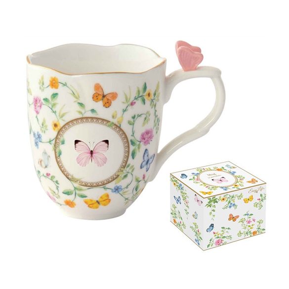 R2S.3123DANB Porcelánbögre 350ml dobozban,Dancing Butterflies