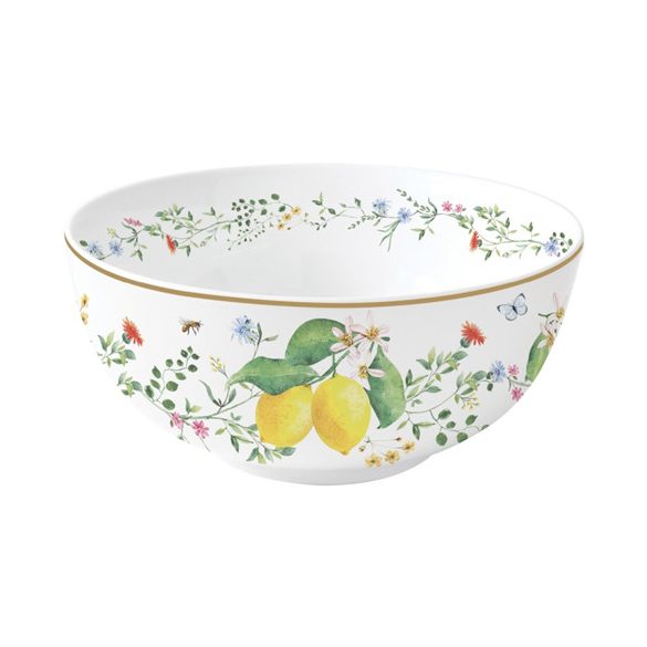 R2S.1191FCIT Porcelántál 15cm, Fleurs et Citrons