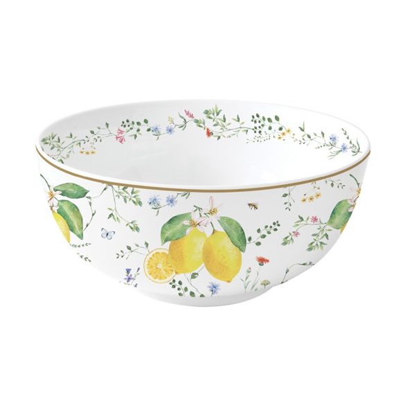 R2S.1192FCIT Porcelántál 23cm, Fleurs et Citrons