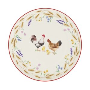 R2S.2152CLIF  Porcelán desszerttányér 19cm, Country Life