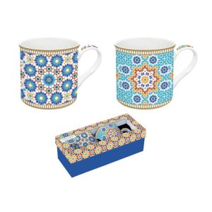 R2S.178MARR Porcelán bögreszett 2db-os, 300ml, dobozban, Atmosphere, Marrakech