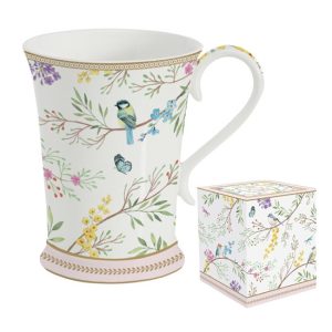 R2S.1784BIME Porcelánbögre 300ml, dobozban, Birds Melody