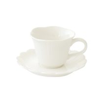   R2S.3076FLRI Porcelán eszpresszócsésze+alj 110ml, Fleuri white