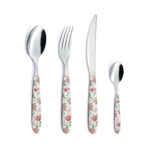 R2S.2272BOCH Rozsdamentes kanál műanyag dekorborítású nyéllel, Botanic Chic