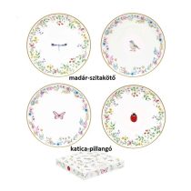   R2S.1372FGAR Porcelán desszerttányérszett 2 db-os, 16cm, dobozban, Fancy Garden