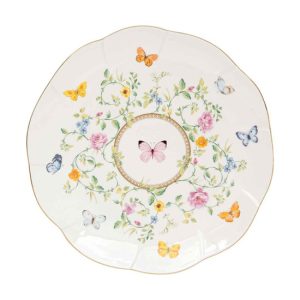 R2S.3122DANB Porcelán desszerttányér 20,5cm,Dancing Butterflies