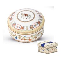   P.M.PM0135CHEV Porcelán ékszertartó 13x6,5cm,dobozban, Cheval