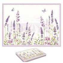   R2S.961LAVF Parafa tányéralátét,40x30cm,4db-os,Lavender Field