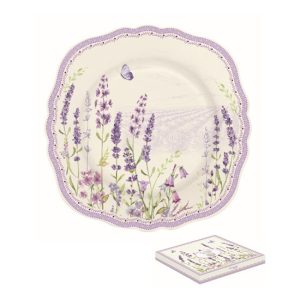 R2S.1176LAVF Porcelán desszerttányér 20cm,dobozban,Lavender Field