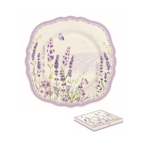 R2S.1176LAVF Porcelán desszerttányér 20cm,dobozban,Lavender Field