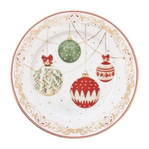 R2S.944CEVE Porcelán desszerttányér 19cm, Christmas Eve