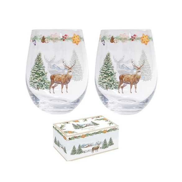 R2S.4015WHIF Üvegpohár 500ml, 2db-os szett, dobozban, White Forest