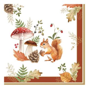 R2S.414AUBR Papírszalvéta 33x33cm, Autumn Breeze,20db-os