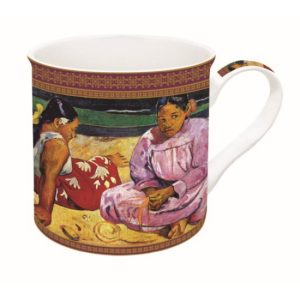 R2S.170GAU1 Porcelánbögre dobozban,300ml,Gauguin:Tahiti nők a parton