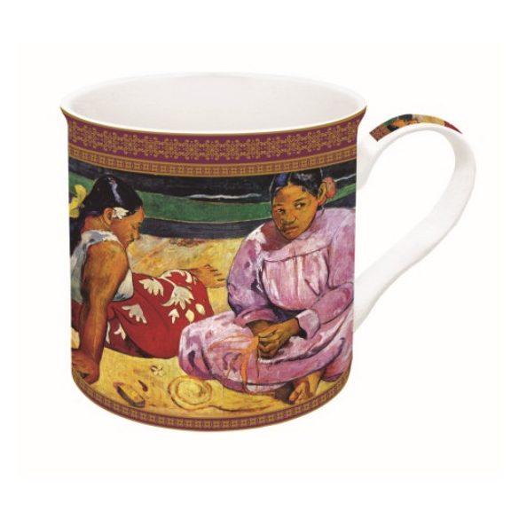 R2S.170GAU1 Porcelánbögre dobozban,300ml,Gauguin:Tahiti nők a parton