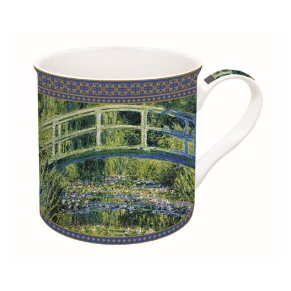 R2S.170MON1 Porcelánbögre dobozban 300ml,Monet:Vízililiom és Japán híd