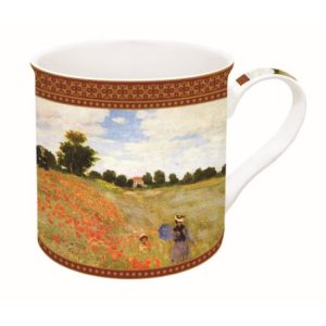 R2S.170MON2 Porcelánbögre dobozban 300ml,Monet:Pipacsmező