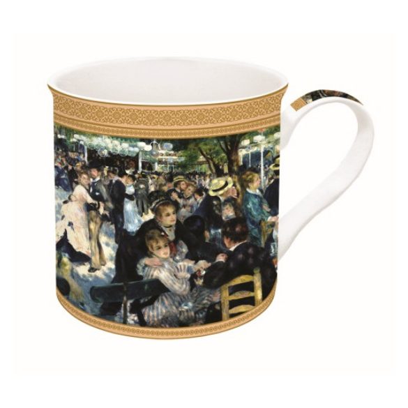 R2S.170REN1 Porcelánbögre dobozban 300ml,Renoir:Bál a Le Moulin de la Galette-nél