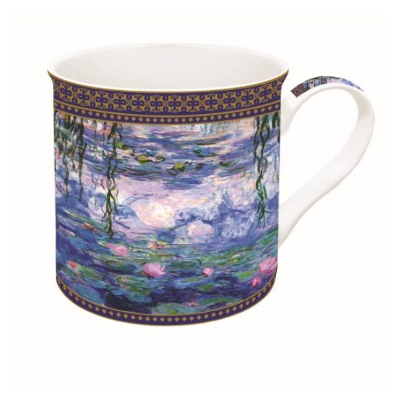 R2S.170MON3 Porcelánbögre dobozban 300ml,Monet:Vizililiom