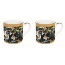   R2S.171REN1 Porcelán bögreszett 2db-os dobozban,300ml,Renoir:Bál a Le moulin de la Galette-nél