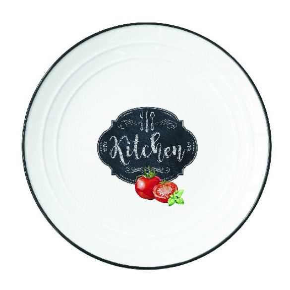 R2S.1622KIBK Porcelán desszerttányér 16cm, Kitchen Basics