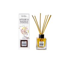   C.P.GELS. Diffúzor-Calabriai illóolaj rattanpálcával, 100ml, Gelsomino (Jázmin)