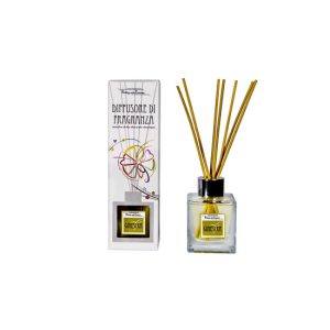 C.P.GINE. Diffúzor-Calabriai illóolaj rattanpálcával, 100ml, Ginestra (Seprűzanót)