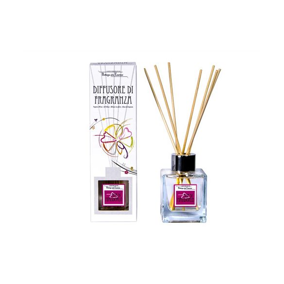 C.P.MAND. Diffúzor-Calabriai illóolaj rattanpálcával, 100ml, Fior di Mandorlo (Mandulavirág)