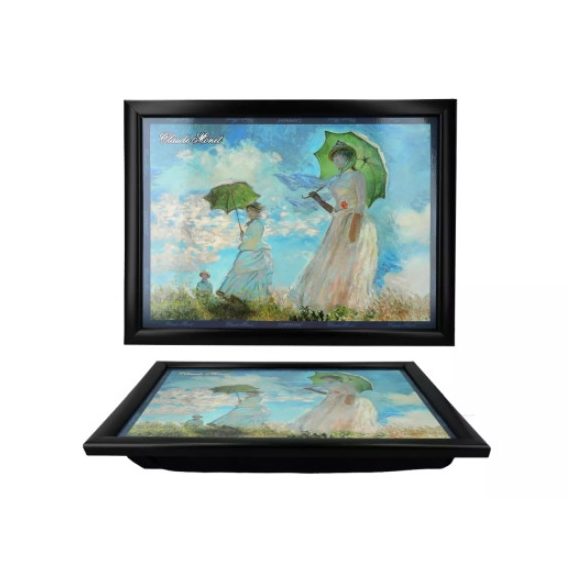 H.C.024-0020 Öltálca 30,5x40,5cm Monet:Hölgy esernyővel