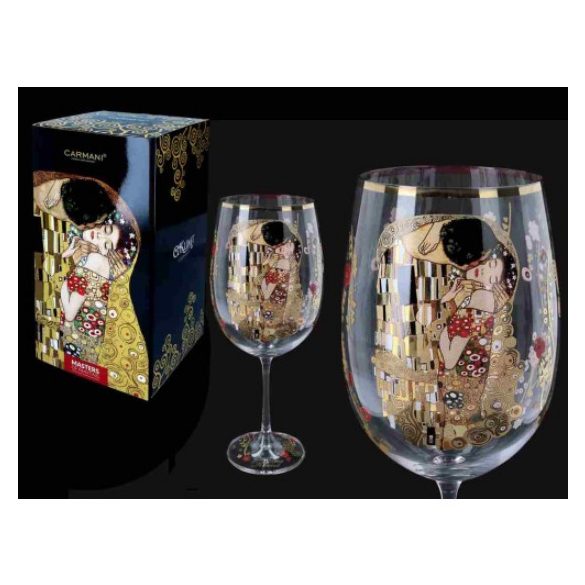 H.C.841-3501 Talpas üvegpohár 640ml,Klimt:The Kiss