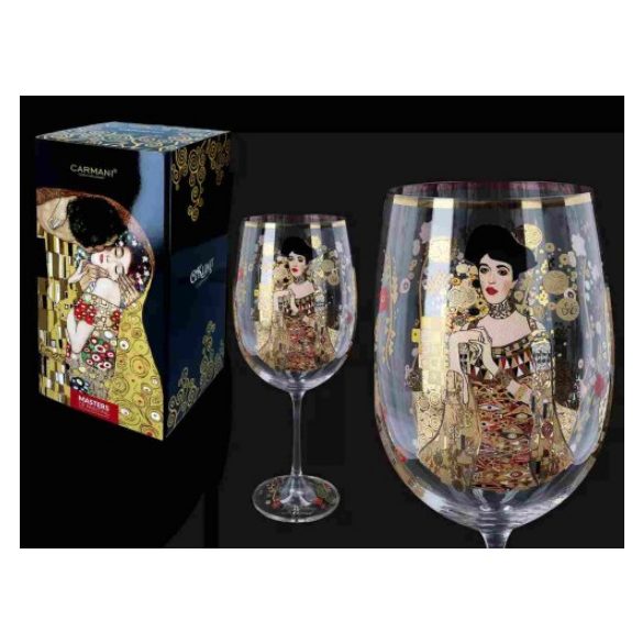 H.C.841-3505 Talpas üvegpohár 640ml,Klimt:Adele