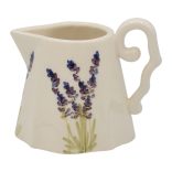 Tejkiöntő,kerámia,kézzel festett"Violin Levendula"