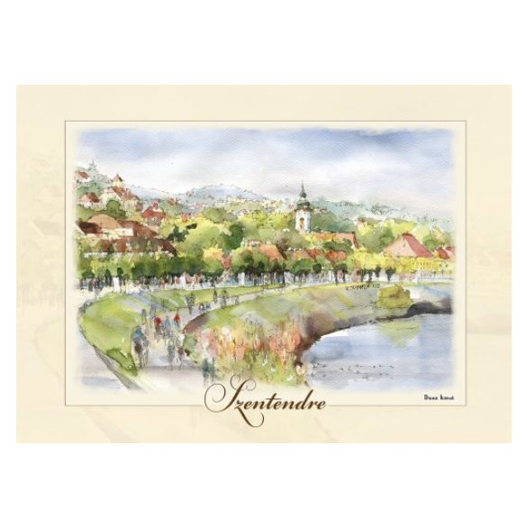 CZW.rp15x21-SZE01 Reprodukció 15x21cm, Szentendre